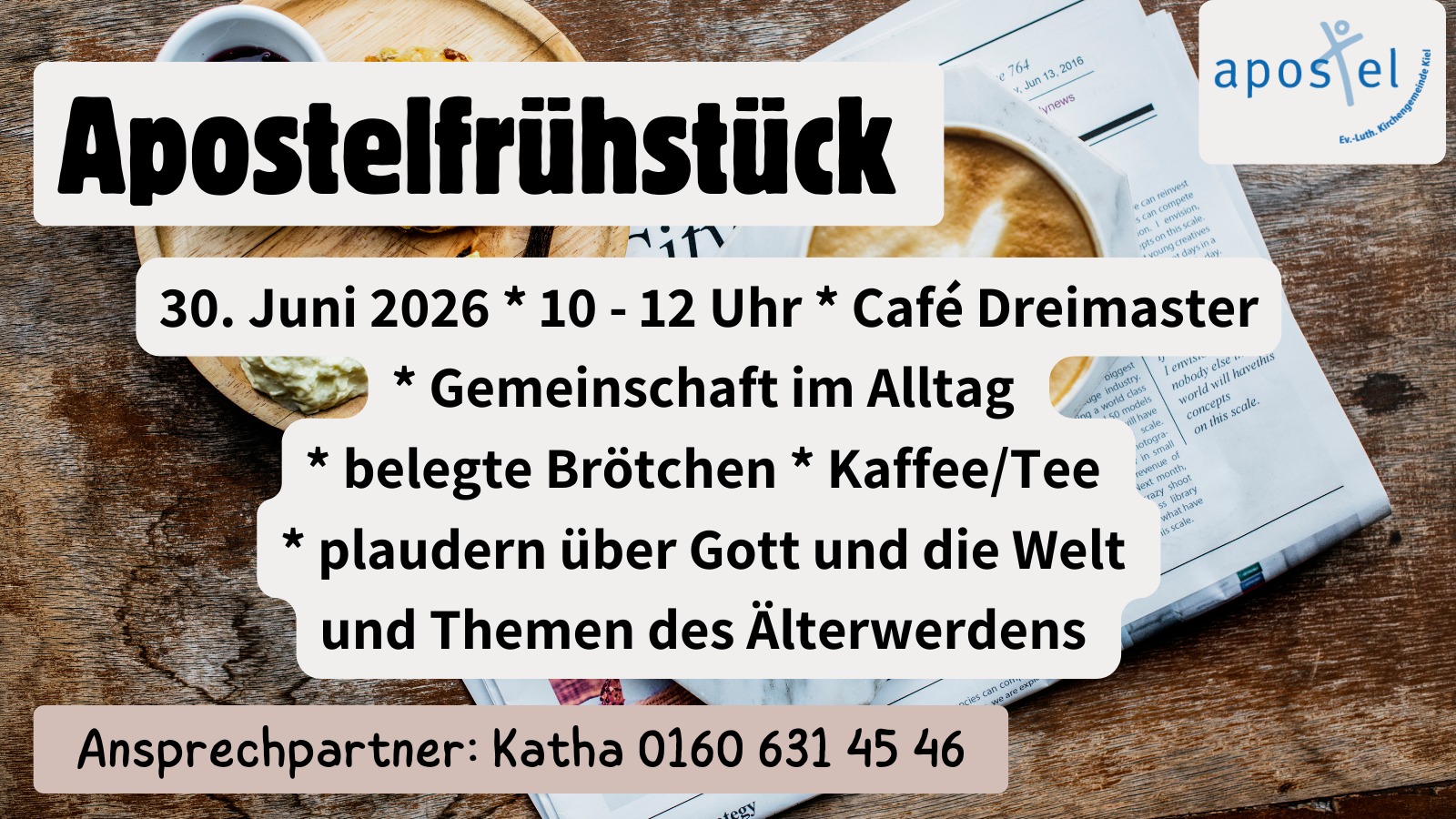 Apostelfrühstück 30.6.26
