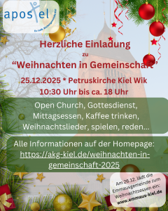 Weihnachten in Gemeinschaft