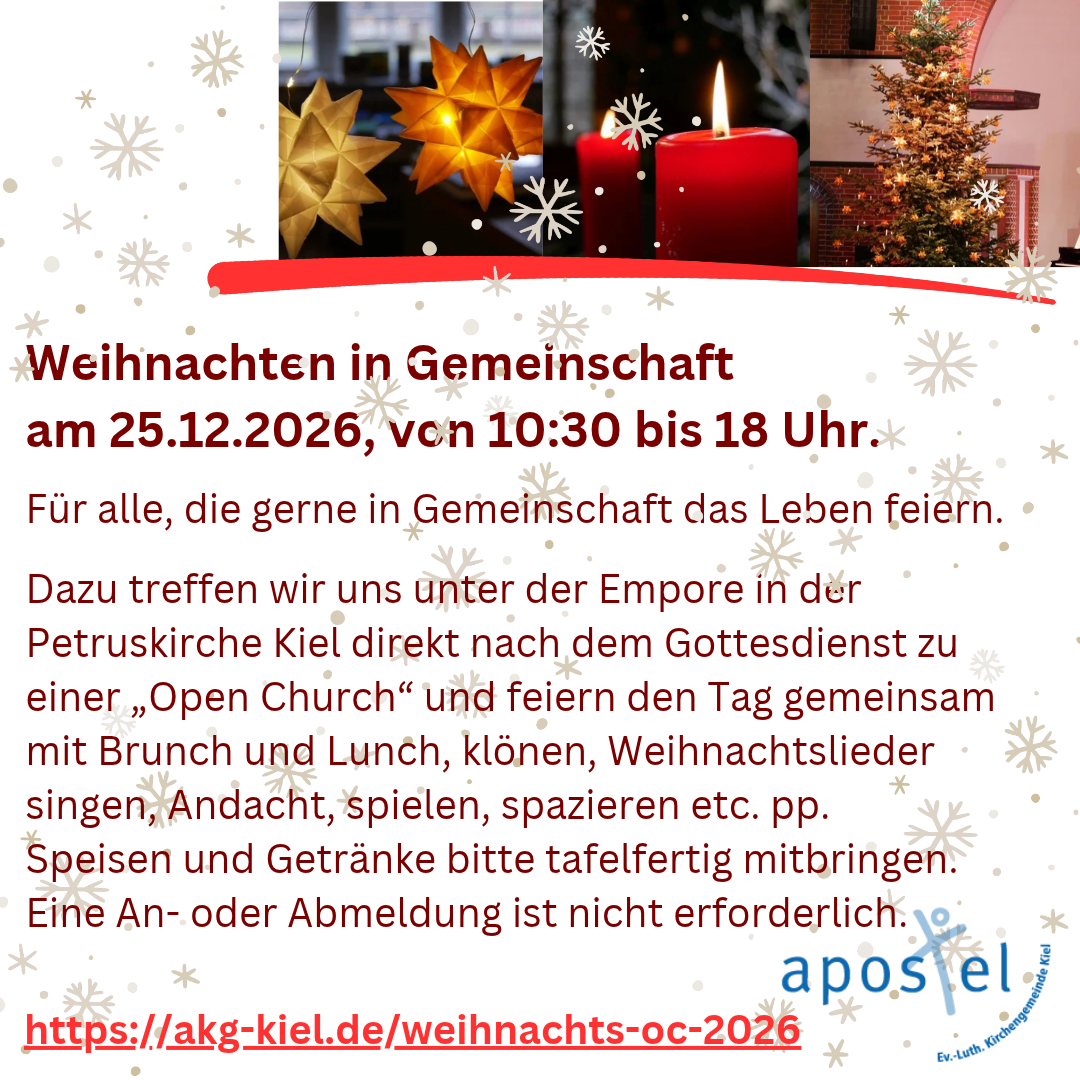 Weihnachten in Gemeinschaft 2026